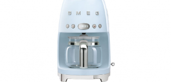 Smeg 50's Style Programmable Drip Coffee Maker - 10-Cup - Blue