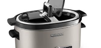 6 QRT ARCHITECT SLOW COOKER COCOA SILVER 